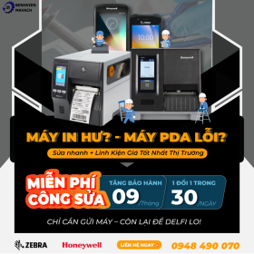 CÔNG SỬA CHỈ [0 ĐỒNG] MÁY IN MÃ VẠCH VÀ MÁY KIỂM KHO - TRI ÂN KHÁCH HÀNG
